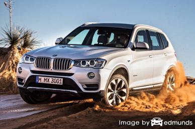 Insurance rates BMW X3 in Louisville