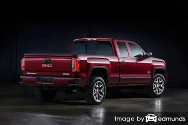 Insurance rates GMC Sierra in Louisville