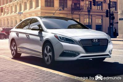 Insurance rates Hyundai Sonata Hybrid in Louisville