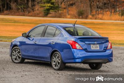 Insurance rates Nissan Versa in Louisville