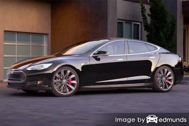 Insurance quote for Tesla Model S in Louisville