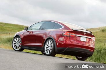 Insurance quote for Tesla Model X in Louisville