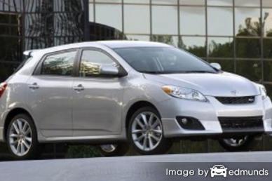 Insurance rates Toyota Matrix in Louisville